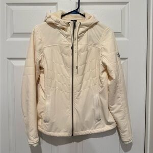 KUHL Women's Cream Hooded Fleece Jacket